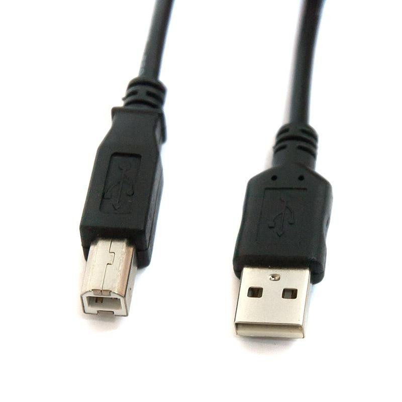 Кабель USB A (M) - USB B (M), V2.0, длина 5м, в пакете (для принтера) - фото 1 - id-p126697185