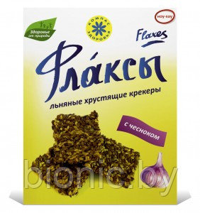 Флаксы с чесноком "Компас Здоровья", 150г 1/14, фото 2