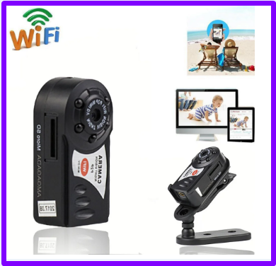 Мини камера Q7 WIFI с ночной подсветкой и датчиком движения
