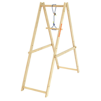 Модуль спортивно-игровой гимнастический с тарзанкой Tigerwood (богатый натуральный), фото 2