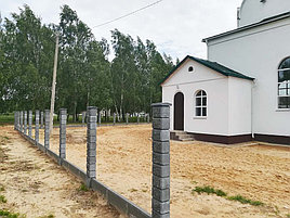 Забор вокруг храма святителя Николая Чудотворца в г.п. Корма, Гомельская область 3