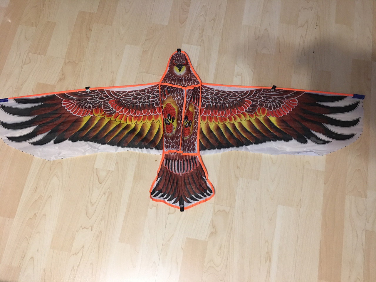 Воздушный змей "Сокол" 115х53 см с катушкой - фото 2 - id-p64626275