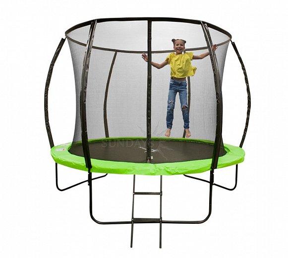 Батут 252 см - 8ft с защитной сеткой и лестницей Sundays Champion Premium