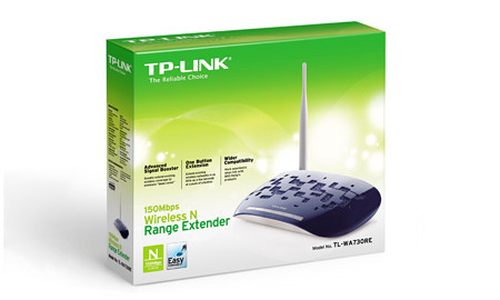 Усилитель беспроводного сигнала TP-Link TL-WA730RE, скорость до 150 Мбит/с - фото 1 - id-p8464075