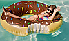 Надувной круг Шоколадный пончик 90 см, фото 6