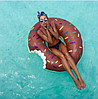 Надувной круг Шоколадный пончик 90 см, фото 2