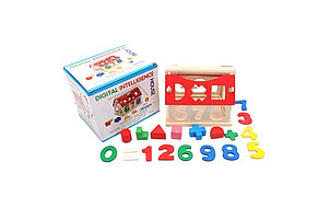Детская деревянная игрушка  домик  сортер  "Цифры"  3449