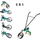 Кльтиватор ручной Землероб 5в1 универсальный Винница, фото 2