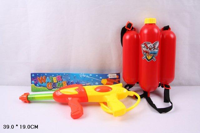 Водяной бластер PLAYSMART с рюкзаком-резервуаром "3 балона", арт.1202D