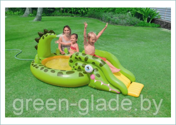 Детский надувной игровой центр Intex 57132 Gator Play Center 251x140x86 см - фото 2 - id-p8481583