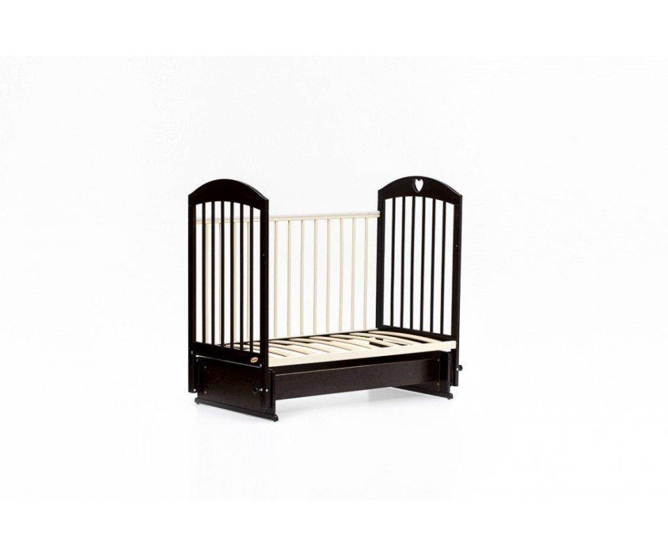 Кроватка детская мультимаятник без ящика Bambini Comfort арт. 20 (темный орех+слоновая кость) Бамбини Комфорт - фото 3 - id-p126842391