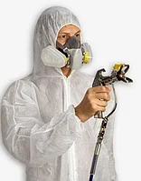 Комбинезон без планки одноразовый, 60 г/м2, белый