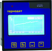 Термодат-16Е6 - одноканальный программный ПИД-регулятор температуры и электронный самописец с дисплеем 3,5