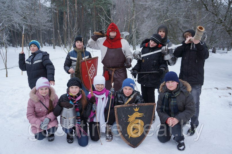 Рыцарь на детском дне рождении в Минске. Детский день рождения - фото 5 - id-p2930727