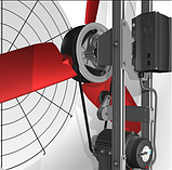 Стекловолоконный конусный вентилятор (45, 63, 92, 130 и 140 см), фото 3