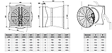 Стекловолоконный конусный вентилятор (45, 63, 92, 130 и 140 см), фото 6