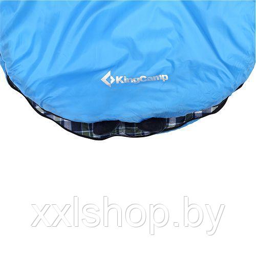 Спальный мешок KingCamp Free Space 250 (-7С) 3168 blue (левая) - фото 2 - id-p126908895