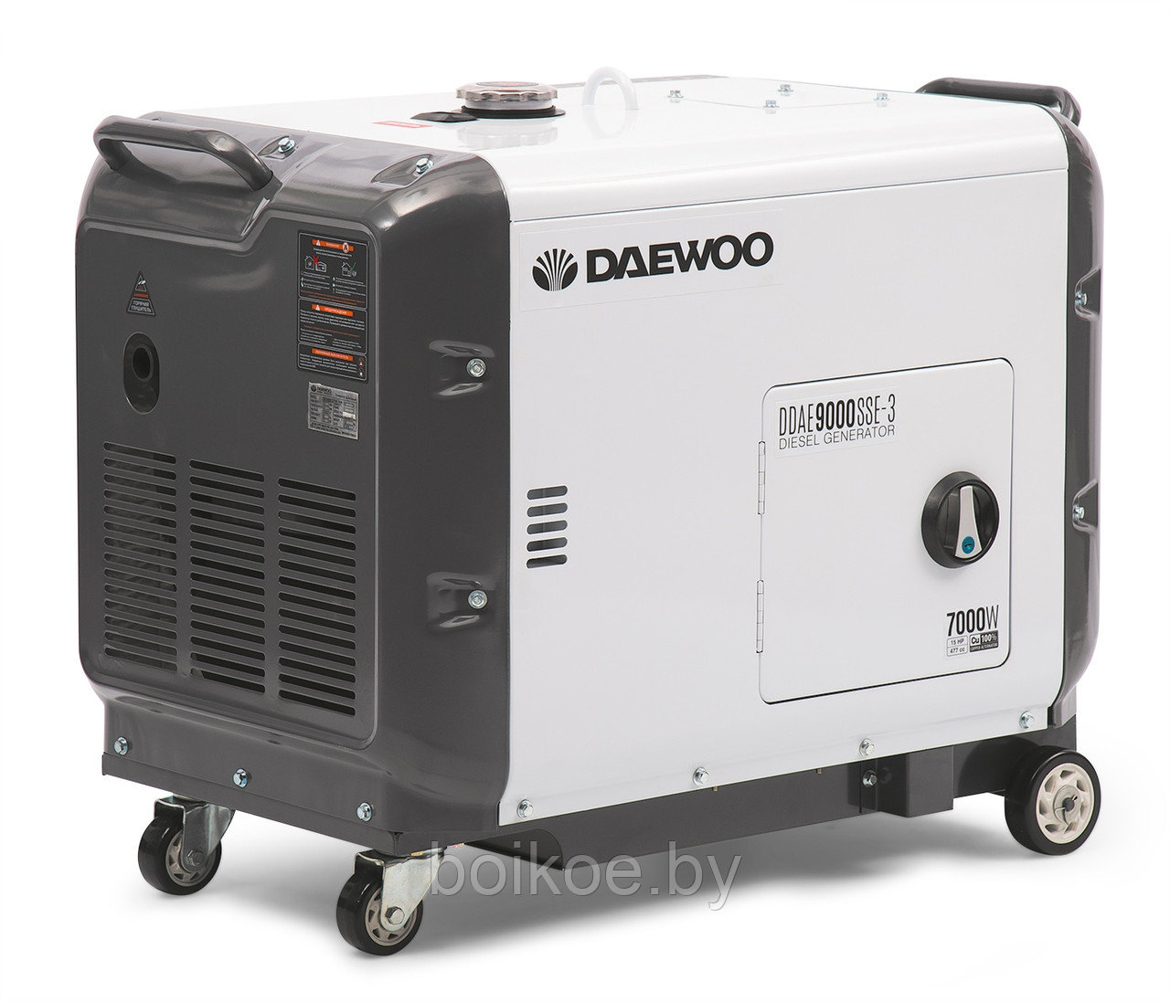 Генератор дизельный DAEWOO DDAE9000SSE-3 (7 кВт, 380В) - фото 5 - id-p126909231