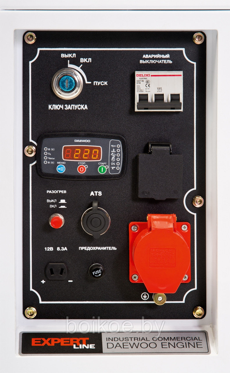 Генератор дизельный DAEWOO DDAE9000SSE-3 (7 кВт, 380В) - фото 6 - id-p126909231
