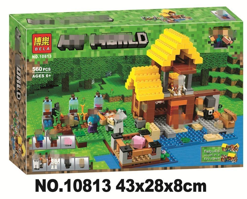 Конструктор Майнкрафт Фермерский коттедж 10813, 560 дет., аналог Лего Minecraft 21144 вvs