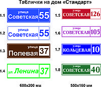 Адресные таблички