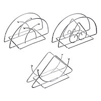 Салфетница металлическая VETTA, 13х7х6 см, 3 дизайна