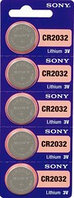 Элемент питания Sony CR2032ВЕА,блистер 5 шт.