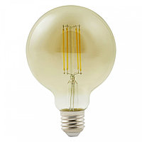 Лампа светодиодная 10W E27 шар золотая