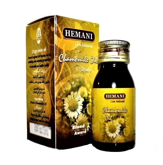 Масло Ромашки, Hemani Chamomile Oil, 30 мл для чувствительной кожи - фото 1 - id-p126947571