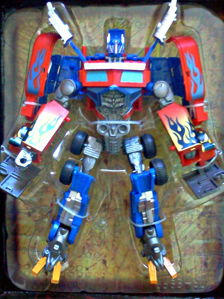 Детский робот трансформер оптимус прайм 25 см в коробке - фото 1 - id-p8524992