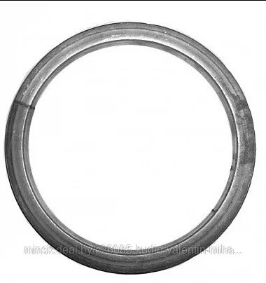 Кованый элемент кольцо квадрат 10х10мм диаметр.100мм арт. ккв-10-100