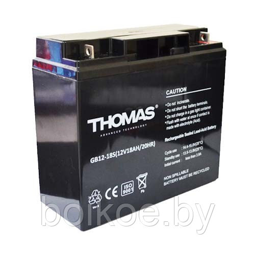Аккумуляторная батарея Thomas 12-18S (12V18AH) - фото 1 - id-p127018485