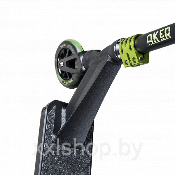 Трюковой самокат Tech Team Aker 2020 Black/Green - фото 2 - id-p127021640