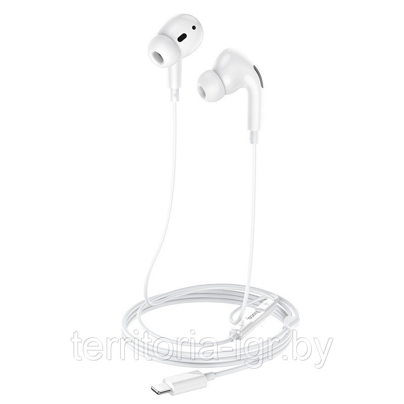 Гарнитура M1 EarPods Pro Lightning белый Hoco - фото 3 - id-p127021672