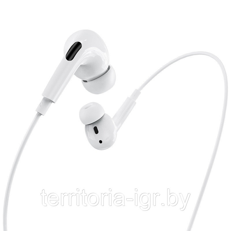 Гарнитура M1 EarPods Pro Lightning белый Hoco - фото 4 - id-p127021672