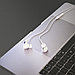 Гарнитура M1 EarPods Pro Lightning белый Hoco, фото 5