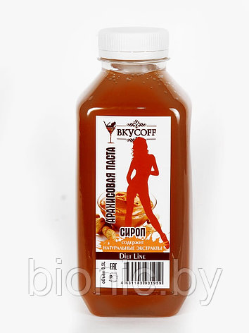 Сироп Diet Line АРАХИСОВАЯ ПАСТА, "ВКУСOFF" , 0,5 л., 1/24, фото 2