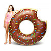 Надувной круг Коричневый Пончик 120 см, фото 2