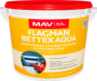 Лак суперстойкое покрытие FLAGMAN BETTEX AQUA (бесцветный полуглянцевый) 5 л.