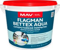 Краска FLAGMAN BETTEX AQUA суперстойкое покрытие (белый матовый) 3 л.