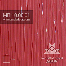 Фасад в пластике HPL МП 10.06.01 (красный текстура капли дождя)