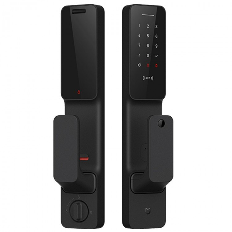 Умный дверной замок Xiaomi Mijia Smart Door Lock Push-Pull (Black) - фото 1 - id-p127043468