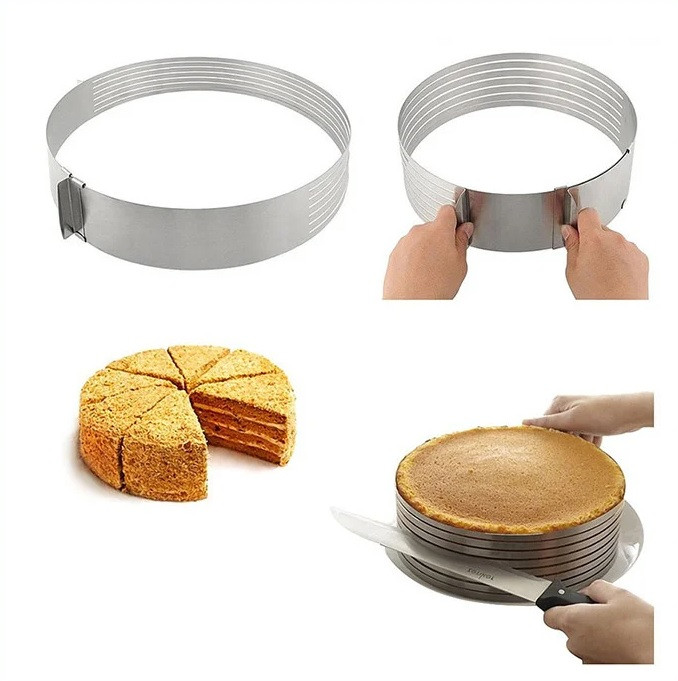 Форма разъёмная для выпечки кексов и тортов с регулировкой размера 25-30см - фото 2 - id-p127045823