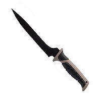 Нож berghoff зубчатый гибкий филейный 23 см с чехлом 1302106