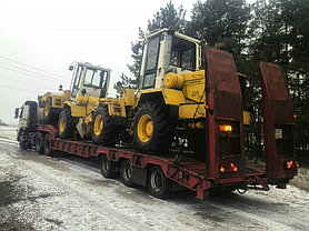 Перевозка фронтальных погрузчиков Амкодор 325 1