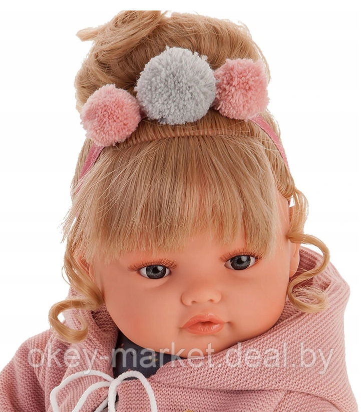 Кукла Antonio Juan Бэнни Весенний наряд , плачет, 42 см - фото 5 - id-p127059272
