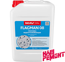 Грунтовка водотталкивающая Flagman 08 5 л.