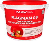 Грунтовка интерьерная укрывистая FLAGMAN 09 11 л.