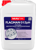 Грунтовка щелочестойкая водоотталкивающая FLAGMAN 012 pH 10 л.