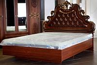 Кровать двуспальная от набора для жилой комнаты "Розалия" КМК 0456.6(высокая) Производитель Калинковичский МК, фото 1